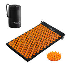 Мат для иглоукалывания 4FIZJO Classic Mat Аппликатор Кузнецова Black/Orange